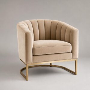 Aurelia Channel-Tufted Accent Chair