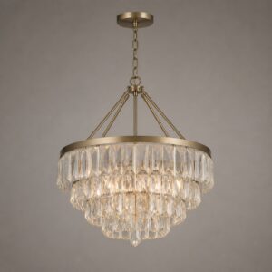 Seraphina Faceted Crystal Pendant Light