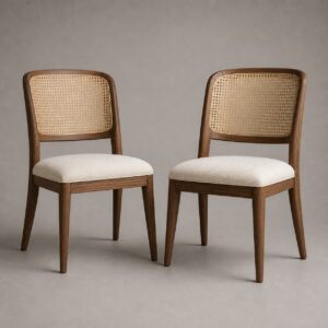 Eloise Cane Back Dining Chair Pair