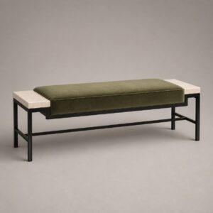 Kensington Marble Top Entry Bench