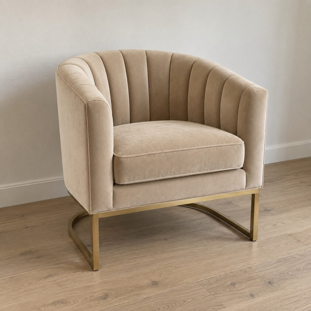 Aurelia Velvet Accent Chair