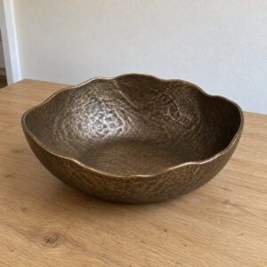 Caldera Aluminium Decorative Bowl — Bronze Finish