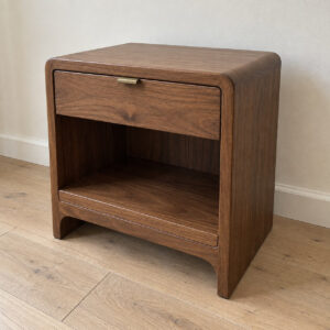 Nerina Walnut Bedside Table