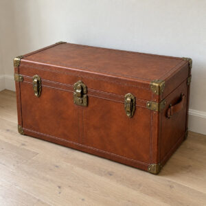 Avenel Leather Storage Trunk