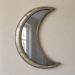Opaline Crescent Wall Mirror